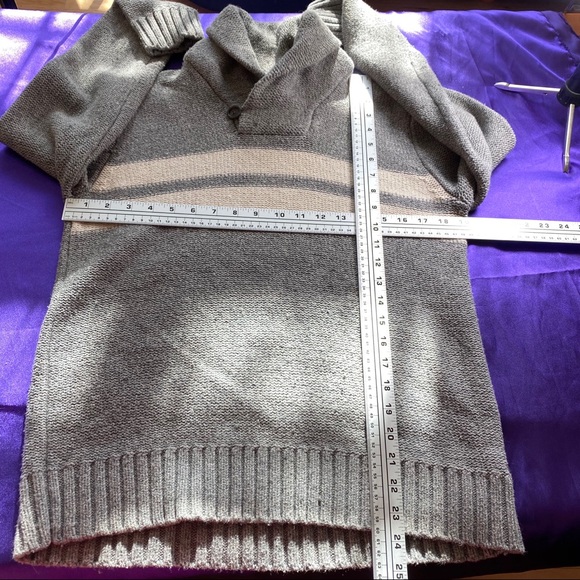 📌 GAP Knitted Cotton Mix Cozy Shawl Collar Sweater - Picture 4 of 8